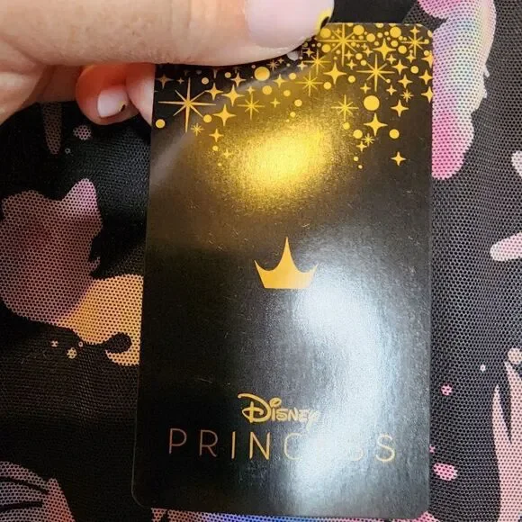 6X 30W Torrid Black Disney Little Mermaid Midi Mesh T Shirt Dress Princess paste - Picture 6 of 11